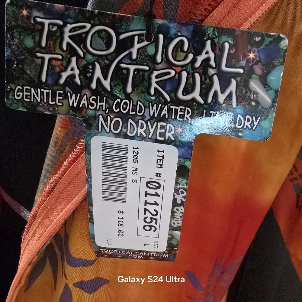 Vibrant Tropical Floral Dress - Picture 8 of 8
